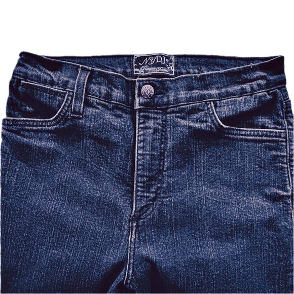 NYDJ Jeans Lift Tuck Mid-Rise Straight Leg Dark Wash Jeans Wms Sz 6/ 28"x29" EUC - Picture 8 of 8